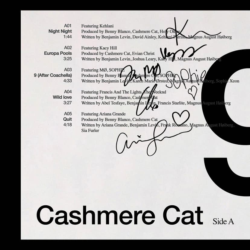 Cashmere Cat — 9 Vinyl Concept