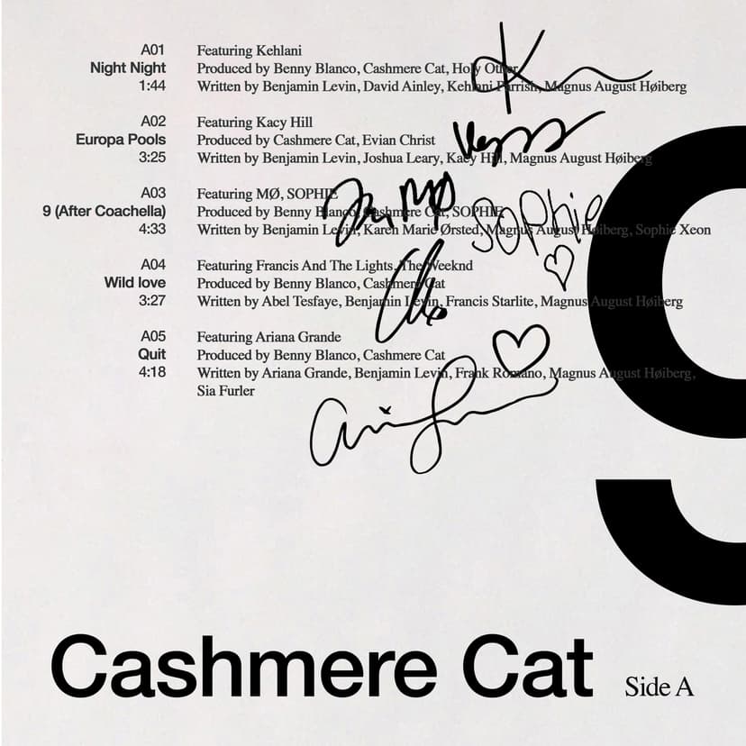 Cashmere Cat — 9 Vinyl Concept